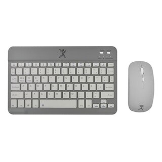 Foto 1 | Foto 1 | Kit Teclado Y Mouse Perfect Choice Pc-201250 Bluetooth Inalámbrico Gris Batería Recargable Compatible Windows Y Mac