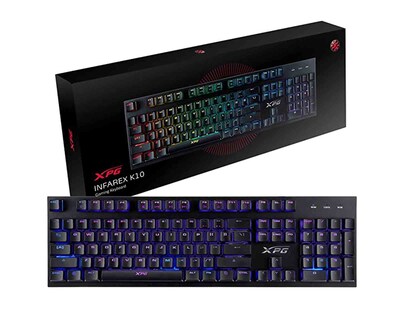Foto 2 | Foto 2 | Teclado Gamer USB Adata Infarex K10 Mem-chanical color Negro Led Esp