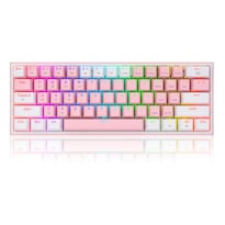 Teclado Mecánico Redragon Fizz Pro K616 Rgb Rosa
