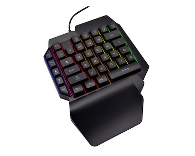 Foto 1 | Foto 1 | Teclado Gamer Virtual Zone color Negro Usb Retroiluminado A Una Mano