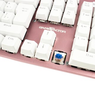 Foto 2 | Foto 2 | Teclado Gamer Mecánico Switch  Game Factor Kbg400- Pk-bl color Rosa