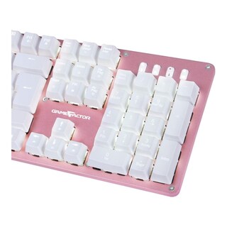 Foto 6 | Foto 6 | Teclado Gamer Mecánico Switch  Game Factor Kbg400- Pk-bl color Rosa