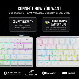 Foto 4 | Foto 4 | Teclado Corsair K70 Pro Mini Wireless Rgb 60% Qwerty Blanco - Venta Internacional.