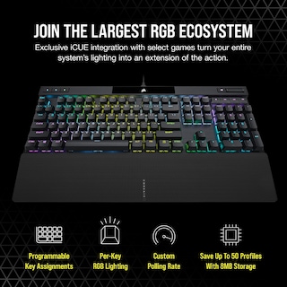 Foto 6 | Foto 6 | Teclado Mecánico Con Cable Corsair K70 Rgb Pro Para Juegos - Venta Internacional.