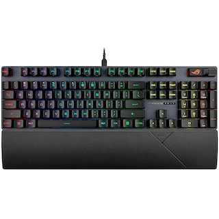 Foto 1 | Foto 1 | Teclado Gamer Mecanico Asus Rog Strix Scope Ii Rx Switch Rog Rx Blue Ergonomico Usb 2.0 Rgb Negro