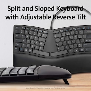 Foto 2 | Foto 2 | Teclado Kensington Pro Fit Ergonómico Con Cable Negro K75400us - Venta Internacional.