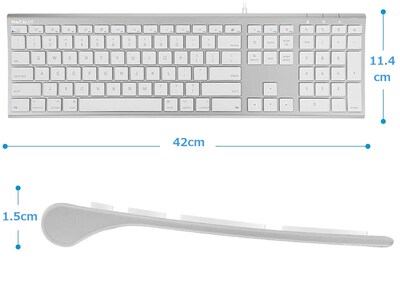 Foto 3 | Foto 3 | Teclado Macally Ultradelgado Usb Con Cable De Tamaño Completo Para Imac - Venta Internacional.