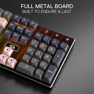Foto 3 | Foto 3 | Teclado Para Juegos Redragon K556 Se Con Cable De 104 Teclas Hot-swap - Venta Internacional.