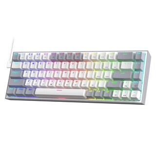 Foto 1 | Foto 1 | Teclado Gaming Redragon K631 Grey 65% Cableado Rgb 68 Teclas - Venta Internacional.