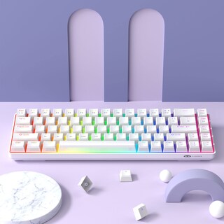 Foto 7 | Foto 7 | Teclado Mecánico Para Juegos Magegee Portable Con Interruptor Rojo 60% Rgb - Venta Internacional.