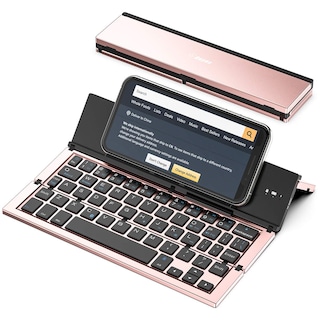 Foto 1 | Foto 1 | Teclado Bluetooth Geyes Portátil Plegable Para Iphone 15 Pro - Venta Internacional.