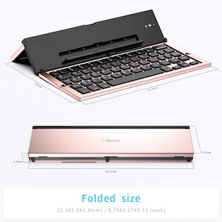 Foto 3 | Foto 3 | Teclado Bluetooth Geyes Portátil Plegable Para Iphone 15 Pro - Venta Internacional.