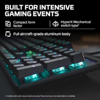 Foto 4 | Foto 4 | Teclado Mecánico Para Juegos Hyperx Alloy Origins Aqua Switch - Venta Internacional.
