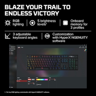 Foto 5 | Foto 5 | Teclado Mecánico Para Juegos Hyperx Alloy Origins Aqua Switch - Venta Internacional.