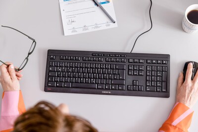 Foto 6 | Foto 6 | Teclado Cherry Stream Con Cable Usb Sx, Mecanismo De Tijera - Venta Internacional.