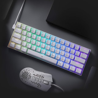 Foto 5 | Foto 5 | Teclado Gaming Redragon K630 Dragonborn 60% Rgb Blanco - Venta Internacional.