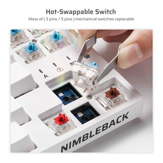 Foto 3 | Foto 3 | Teclado Ltc Nb681 Nimbleback Con Cable, 65% Rgb, Intercambiable En Caliente - Venta Internacional.