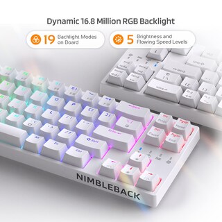 Foto 5 | Foto 5 | Teclado Ltc Nb681 Nimbleback Con Cable, 65% Rgb, Intercambiable En Caliente - Venta Internacional.