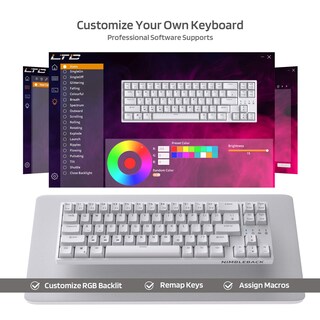 Foto 7 | Foto 7 | Teclado Ltc Nb681 Nimbleback Con Cable, 65% Rgb, Intercambiable En Caliente - Venta Internacional.