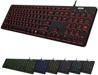 Teclado Arteck Con Cable Usb Retroiluminado De Tamaño Completo Para Pc/portátil - Venta Internacional.