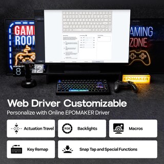 Foto 6 | Foto 6 | Teclado Alámbrico Epomaker - Venta Internacional