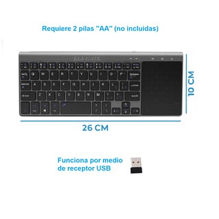 Foto 4 | Foto 4 | Mini Teclado Inalámbrico Prodotty Portátil con Mouse Pad - Pad Numérico