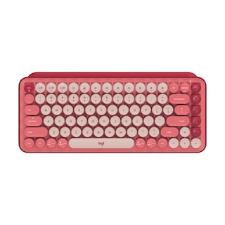 Foto 1 | Foto 1 | Teclado Logitech Pop, Rf Inalámbrico + Bluetooth, Rosa (español)