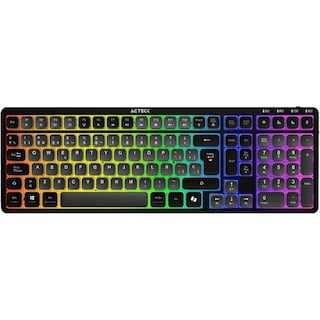 Foto 1 | Foto 1 | Teclado Multidispositivo Acteck Techno Pro Ti790 Mecanico Inalambrico Usb 2.4ghz + Bt 5.0 Rgb Negro Ac-940061