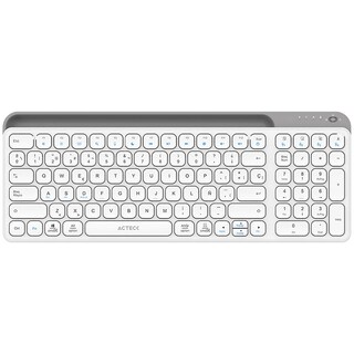 Foto 1 | Foto 1 | Teclado Multidispositivo Acteck Inspire Trek Ti747 Inalambrico Usb 2.4 Mhz + Bt 5.1 Tamaño 98% Blanco/gris