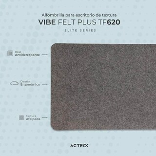 Foto 2 | Foto 2 | Mouse Pad Acteck Ac-934497 color Gris Oscuro Vibe Felt Plus Tf620 Antideslizante