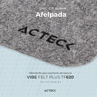 Foto 3 | Foto 3 | Mouse Pad Acteck Ac-934497 color Gris Oscuro Vibe Felt Plus Tf620 Antideslizante