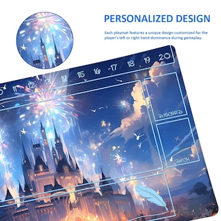 Foto 4 | Foto 4 | Alfombrilla Playmat Lorcana Para Videojuegos, 60 X 35 Cm, Con Goma Antideslizante Y Bolsa - Venta Internacional.