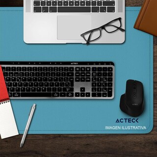Foto 4 | Foto 4 | Mouse Pad Acteck Vibe Leather Tp676l Doble Vista Diseño Liso Verde/azul Ac-941020