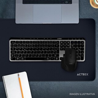 Foto 5 | Foto 5 | Mouse Pad Acteck Vibe Leather Tp676lc Doble Vista Diseño Liso Negro/cafe Ac-940986