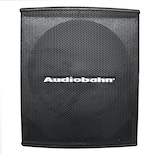 Subwoofer Bi Amplificado 18 Audiobahn Asub18x color Negro 450 Wrms