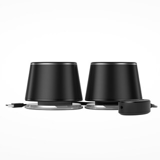 Foto 1 | Foto 1 | Altavoces Para Ordenador Amazon Basics Bluetooth Usb Negros Grandes - Venta Internacional.