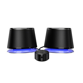 Foto 3 | Foto 3 | Altavoces Para Ordenador Amazon Basics Bluetooth Usb Negros Grandes - Venta Internacional.