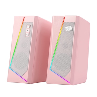 Foto 1 | Foto 1 | Altavoces De Sobremesa Redragon Gs520 Rgb 2.0 Canal Usb Rosa - Venta Internacional.