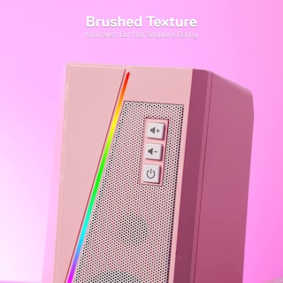 Foto 6 | Foto 6 | Altavoces De Sobremesa Redragon Gs520 Rgb 2.0 Canal Usb Rosa - Venta Internacional.