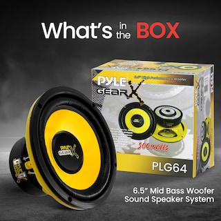 Foto 6 | Foto 6 | Altavoz Pyle Plg64 De 6,5 Pulgadas Y 300 W De Potencia Máxima Para Estéreo De Coche - Venta Internacional.