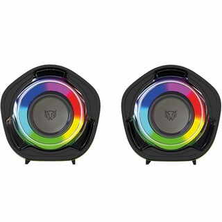Foto 1 | Foto 1 | Bocinas Gamer Balam Rush Glimm Penta Bg545 Inalambrica Rgb Sonido Estereo 2.0 Usb + Bt 5.0 Negro Br-