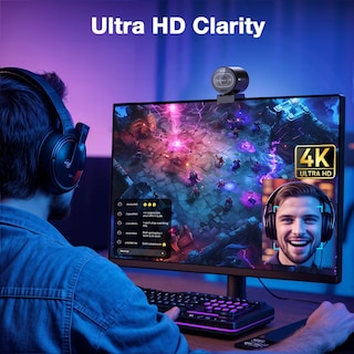 Foto 6 | Foto 6 | Cámara Web Emeet S600 4k Con Trípode Para Streaming Con Sensor Sony - Venta Internacional.