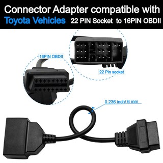Foto 2 | Foto 2 | Cable Adaptador Goliton Obd1 De 22 Pines A Obd2 De 16 Pines Para Toyota - Venta Internacional.