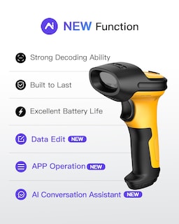 Foto 3 | Foto 3 | Escáner De Código De Barras Inateck Ai P6 Bluetooth Inalámbrico 2600 Mah - Venta Internacional.