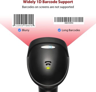 Foto 3 | Foto 3 | Escáner De Código De Barras Esky Portátil Con Cable Y Soporte Usb Laser 1d - Venta Internacional.
