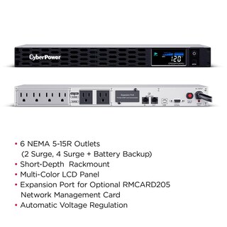 Foto 4 | Foto 4 | Ups Cyberpower Cp500pfcrm1u Pfc Sinewave 500 Va/300 W 1 U - Venta Internacional.