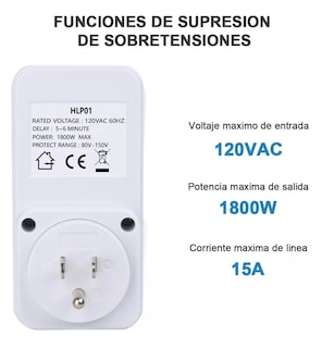 Foto 2 | Foto 2 | Protector Voltaje Refrigerador Lavadora Electrodomésticos Blanco