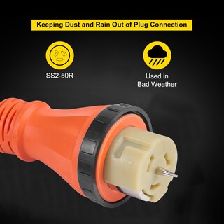 Foto 4 | Foto 4 | Cable De Extensión Para Generador Vevor, 50 Amperios, 15 Pies, 1200 W, 125/250 V - Venta Internacional.