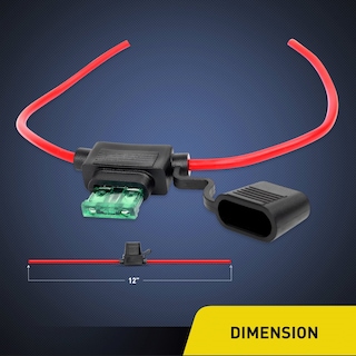 Foto 2 | Foto 2 | Soporte De Fusibles Nilight Ni-fh01, 14 Awg, Arnés De Cableado 30 A, Paquete De 10 - Venta Internacional.