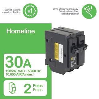 Foto 6 | Foto 6 | Disyuntor Square D Homeline 30a Surge 2 Polos 120/240 V - Venta Internacional.